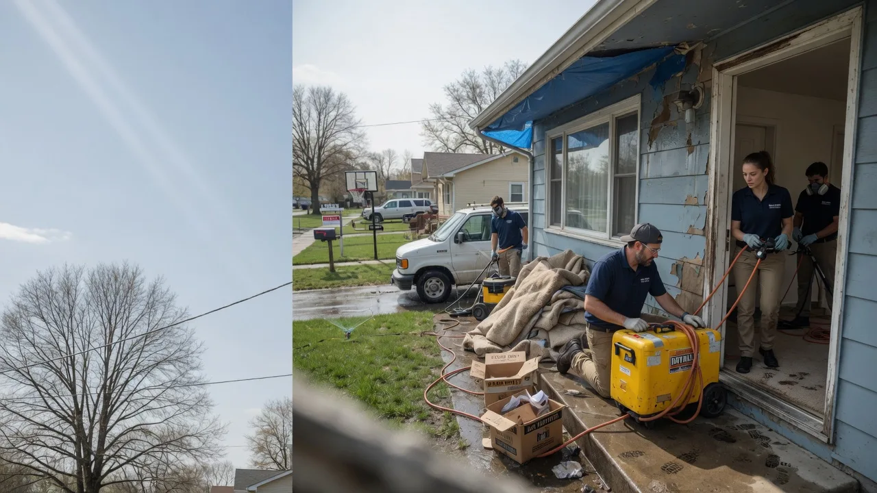 Basement Flood Cleanup in Ladd, IL near me